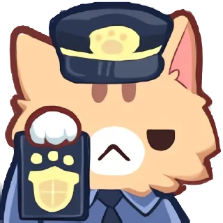 👮 emoji Нэко Telegram sticker 23 of 91