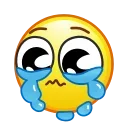 😭 emoji Face Emoji Pack @TgSticker Telegram sticker 8 of 58