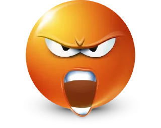 🤩 emoji Orange Face Emoji @TgSticker @MoiStikiBot Telegram sticker 21 of 95