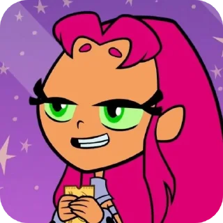 😏 emoji Starfire ➩ @Earth928B Telegram sticker 16 of 45