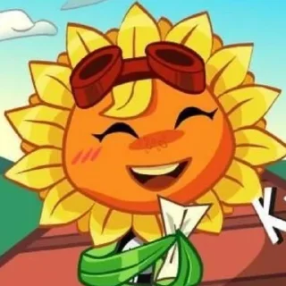🌻 emoji Pvz | Sunflower Telegram sticker 23 of 103