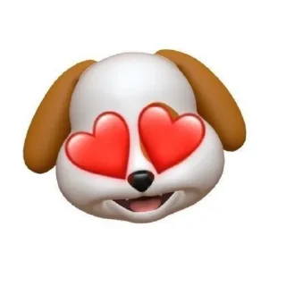 😍 emoji cute dog🎀 Telegram sticker 13 of 14