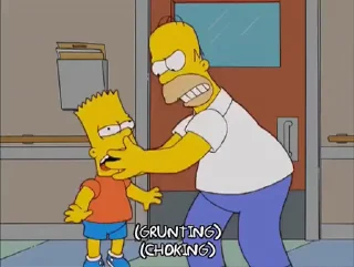 😠 emoji Simpson @TVstickers Telegram sticker 19 of 50