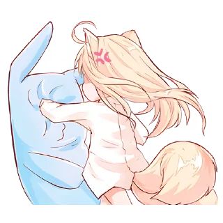 😡 emoji Некомия 4 @Nyasticks Telegram sticker 16 of 33
