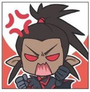 😡 emoji Scissors Seven official emojis Telegram sticker 5 of 9
