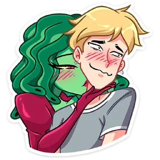 😘 emoji Селена от @TgSticker Telegram sticker 24 of 49