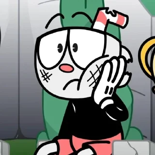 🤕 emoji Cuphead dlc rap @cupheadmug Telegram sticker 16 of 59