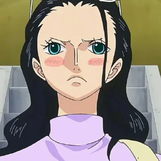 😳 emoji nico robin Telegram sticker 12 of 52