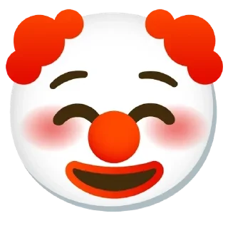 ☺️ emoji Clown emoji Telegram sticker 14 of 120