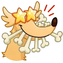 🤩 emoji Borzoi Telegram sticker 12 of 38