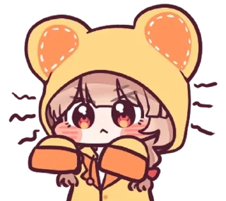 👻 emoji Мышка-тян⁽⁽ଘ( ˊᵕˋ )ଓ⁾⁾ @anime_sticks Telegram sticker 20 of 23