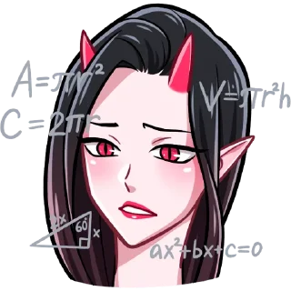 📚 emoji Дьяволица Telegram sticker 12 of 40
