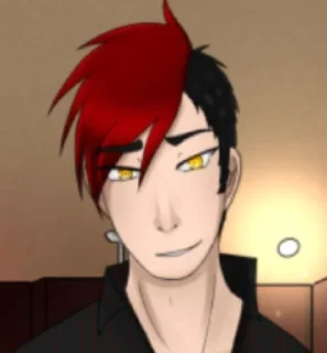 🥩 emoji Каин яйцеголовый (Cain❤️🖤) Telegram sticker 6 of 14