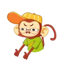😠 emoji Monkey Telegram sticker 17 of 20