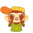 🙈 emoji Monkey Telegram sticker 19 of 20