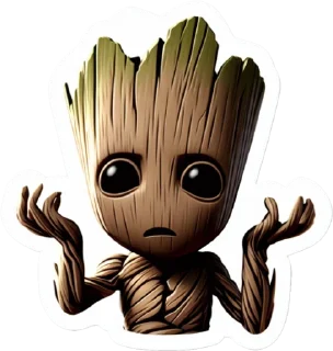 🤔 emoji Groot :: @antonovsashka Telegram sticker 9 of 34