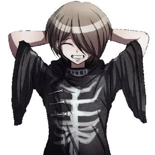 😁 emoji BETA Kokichi Ouma! Telegram sticker 1 of 42