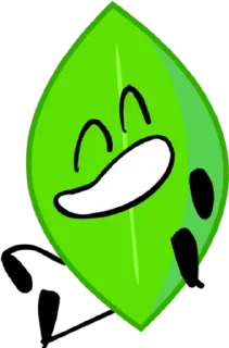 🌟 emoji leafy BFB/BFDI @sun_yo0 Telegram sticker 10 of 120