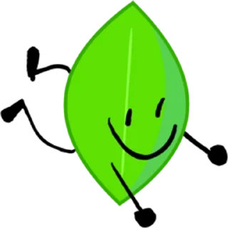 🌟 emoji leafy BFB/BFDI @sun_yo0 Telegram sticker 12 of 120