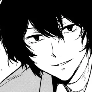 🙂 emoji Dazai Telegram sticker 8 of 44