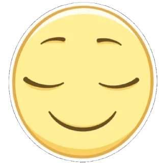 😌 emoji Смайлы [TG] - @MKSCHM Telegram sticker 21 of 32