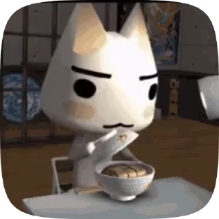 😋 emoji Dokodemo issho Telegram sticker 1 of 50