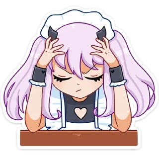 🤦 emoji Алекса @nyasticks Telegram sticker 10 of 49