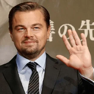 Sticker from Leonardo DiCaprio