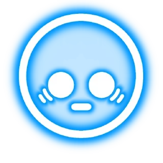😐 emoji Неон стикеры @dek_soft Telegram sticker 10 of 31