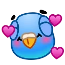 🥰 emoji Pigeon Emoji @TgSticker Telegram sticker 7 of 40
