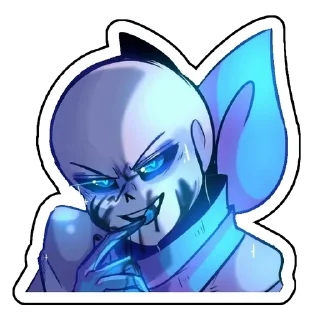 😈 emoji Blueink Telegram sticker 13 of 22