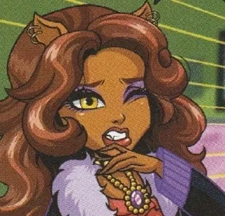 🌟 emoji Clawdeen Wolf / Клоудин Telegram sticker 15 of 17