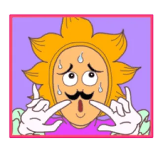 Sticker from Popee the performer
