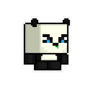 🐼 emoji Пиксельные тиктокеры Telegram sticker 5 of 10