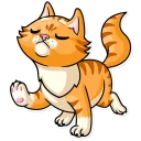 🚶 emoji Striped Cat Telegram sticker 24 of 30