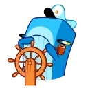 😐 emoji Captain Whale Telegram sticker 12 of 23