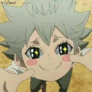 😍 emoji Black clover Telegram sticker 17 of 19