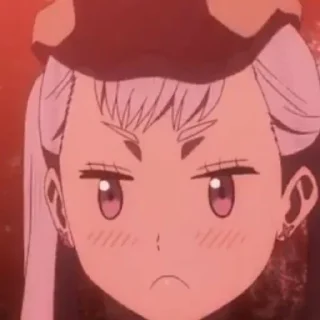 😐 emoji Black clover Telegram sticker 14 of 19