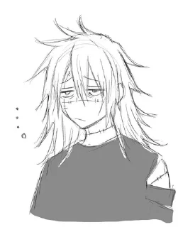 😔 emoji Mahito💙 Telegram sticker 16 of 86