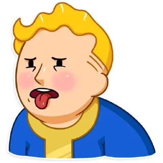 😪 emoji Фалаут Telegram sticker 9 of 34