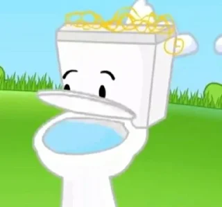 Sticker from Toilet