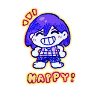 😁 emoji Omori Telegram sticker 19 of 47