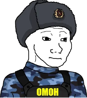 🚔 emoji Military Wojak Telegram sticker 23 of 120