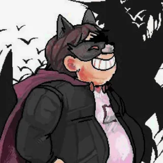 🦝 emoji ᴛʜᴇ ᴄᴏᴏɴ Telegram sticker 7 of 40