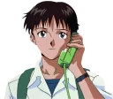 📞 emoji Shinji Ikari Telegram sticker 21 of 51