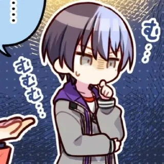 😖 emoji toya aoyagi¹ Telegram sticker 18 of 119