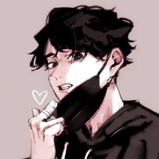 ❤ emoji Sakusa Telegram sticker 10 of 117