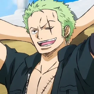 🗡 emoji *ZORO* Telegram sticker 20 of 53