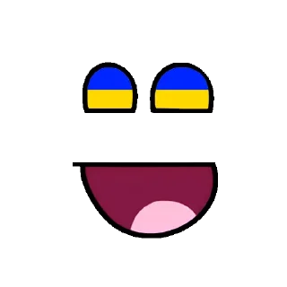 🇺🇦 emoji Epic Face Telegram sticker 9 of 11