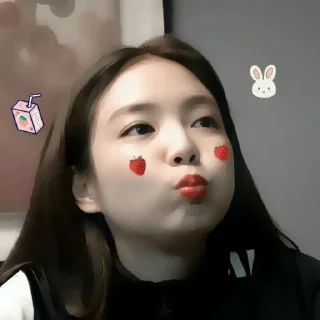 Sticker from 134 [🧶] ``jennie by @ebanatnatria60